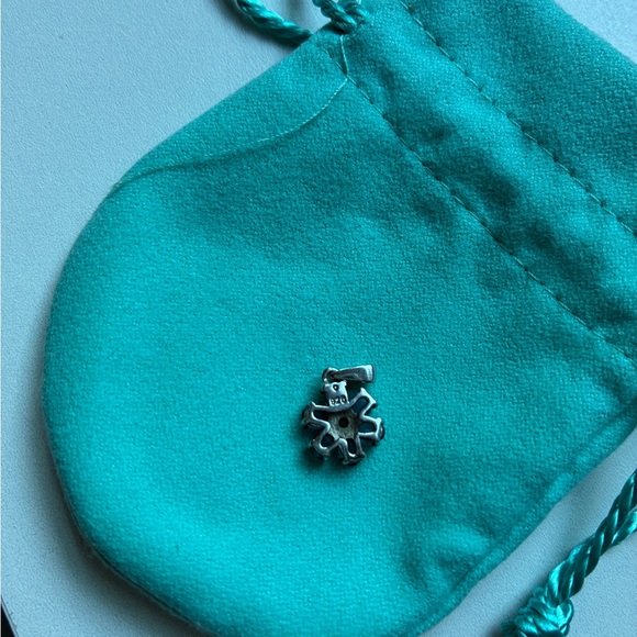 Sterling silver purple amethyst/ topaz flower pendant - Picture 5 of 5